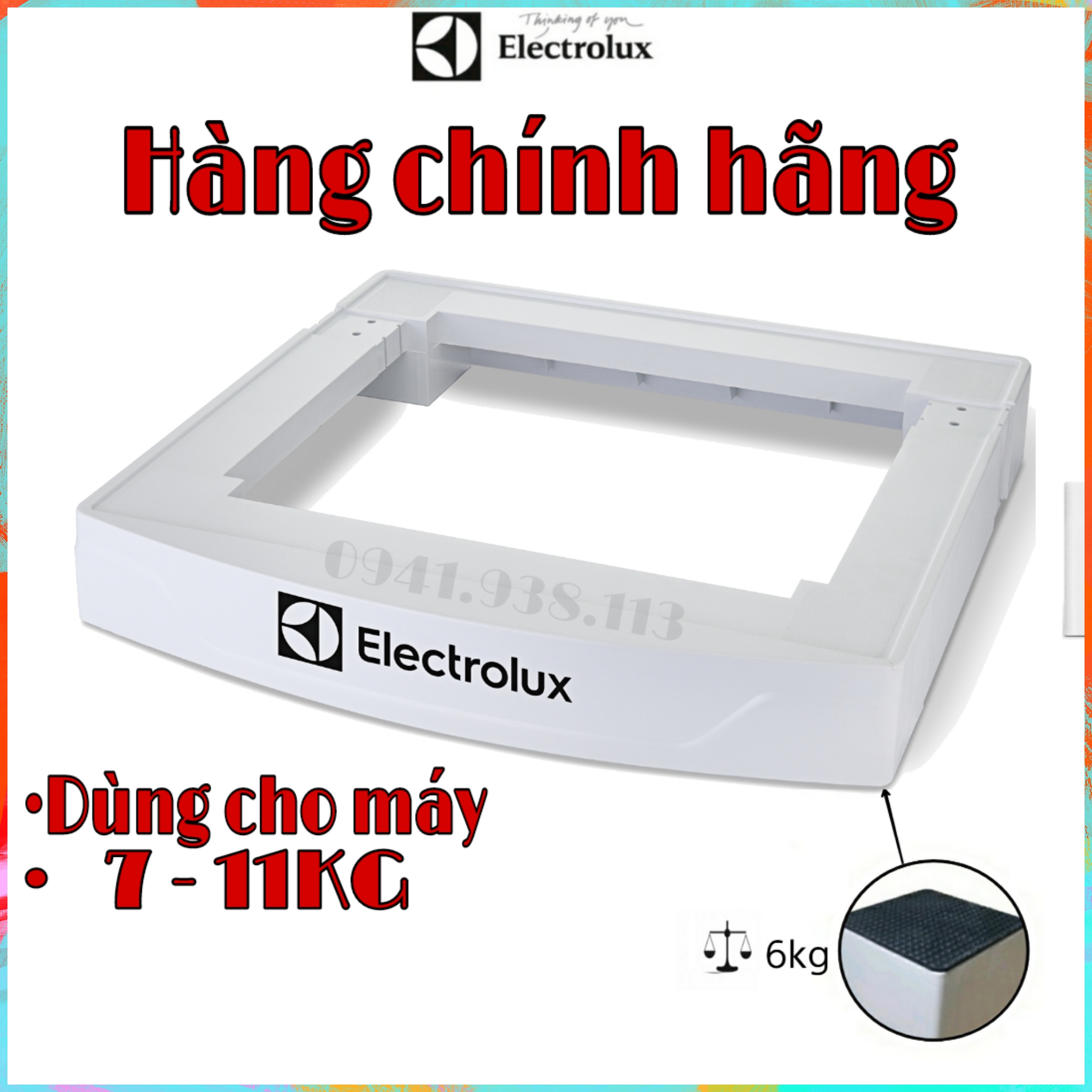 Chân máy giặt Electrolux chính hãng, Kệ máy giặt lồng ngang nhập khẩu nguyên chiếc Thái Lan, Dùng cho máy giặt máy sấy