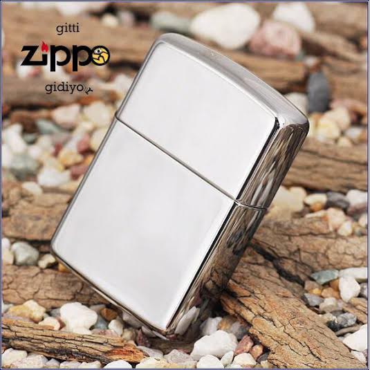 Hộp Quẹt Zippo Trơn Bóng Trắng Bạc