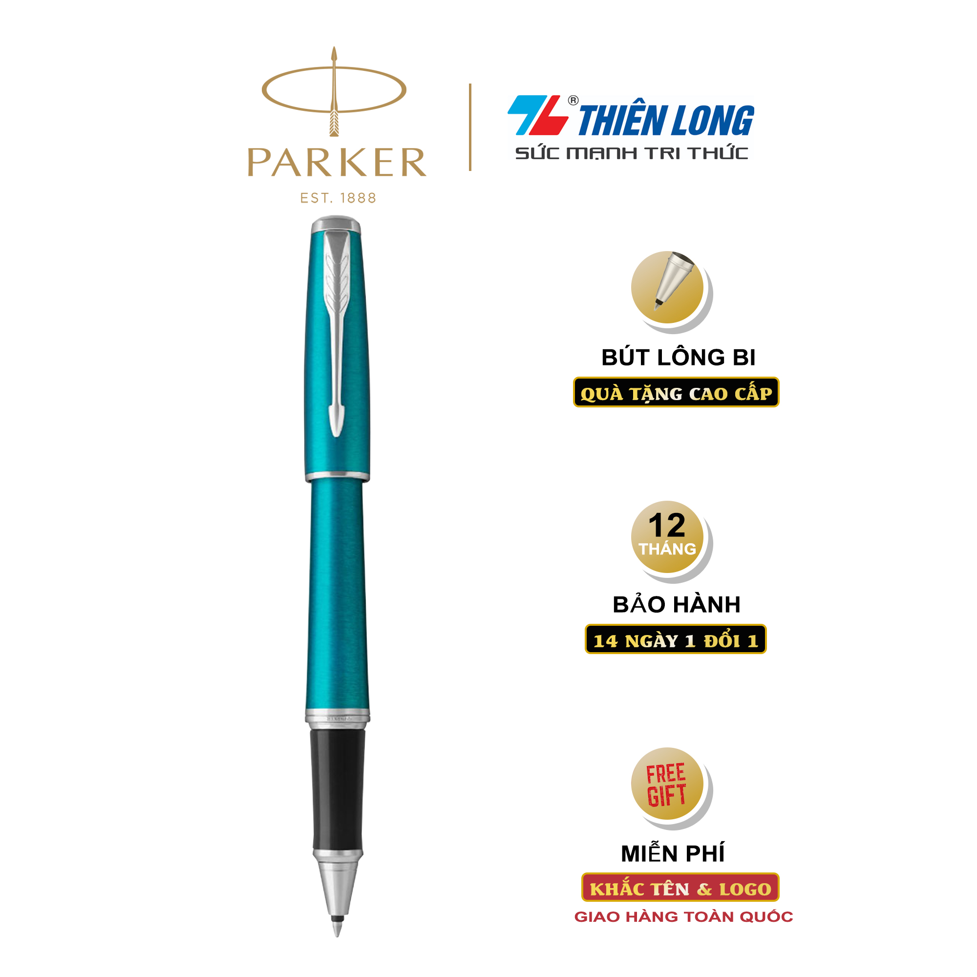 Bút lông bi cao cấp parker urban x-vb blue ct tb4-1975530