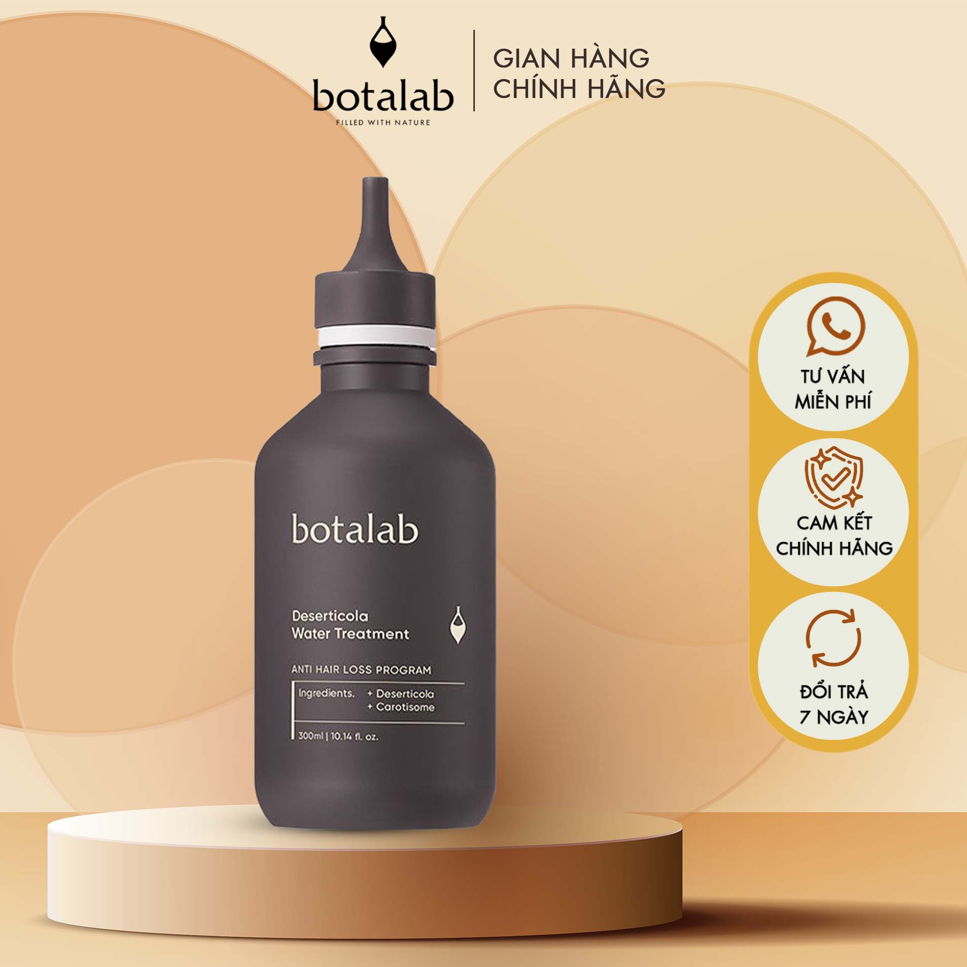 Dầu xả dành cho tóc yếu Botalab Deserticola Water Treatment chai 300ml - IVN16
