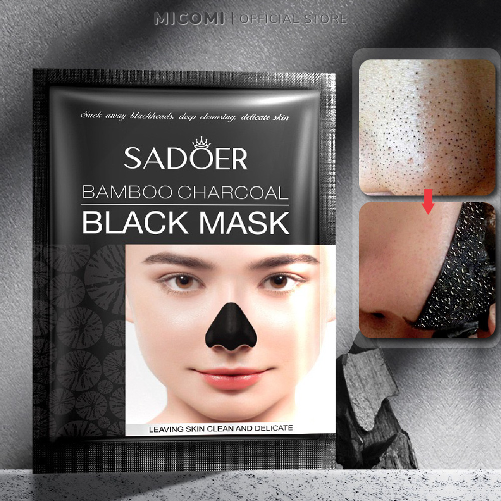 COMBO 10 Gel Lột Mụn Đầu Đen Mụn Cám Than Tre Hoạt Tính Mask Mặt Nạ Lột Mụn Mũi Làm Sạch Sâu Cho Mọi Loại Da MICOMI Cosmetics
