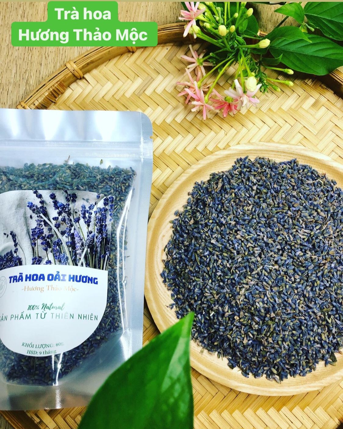 Trà hoa oải hương 500g / 1kg - hương thảo mộc