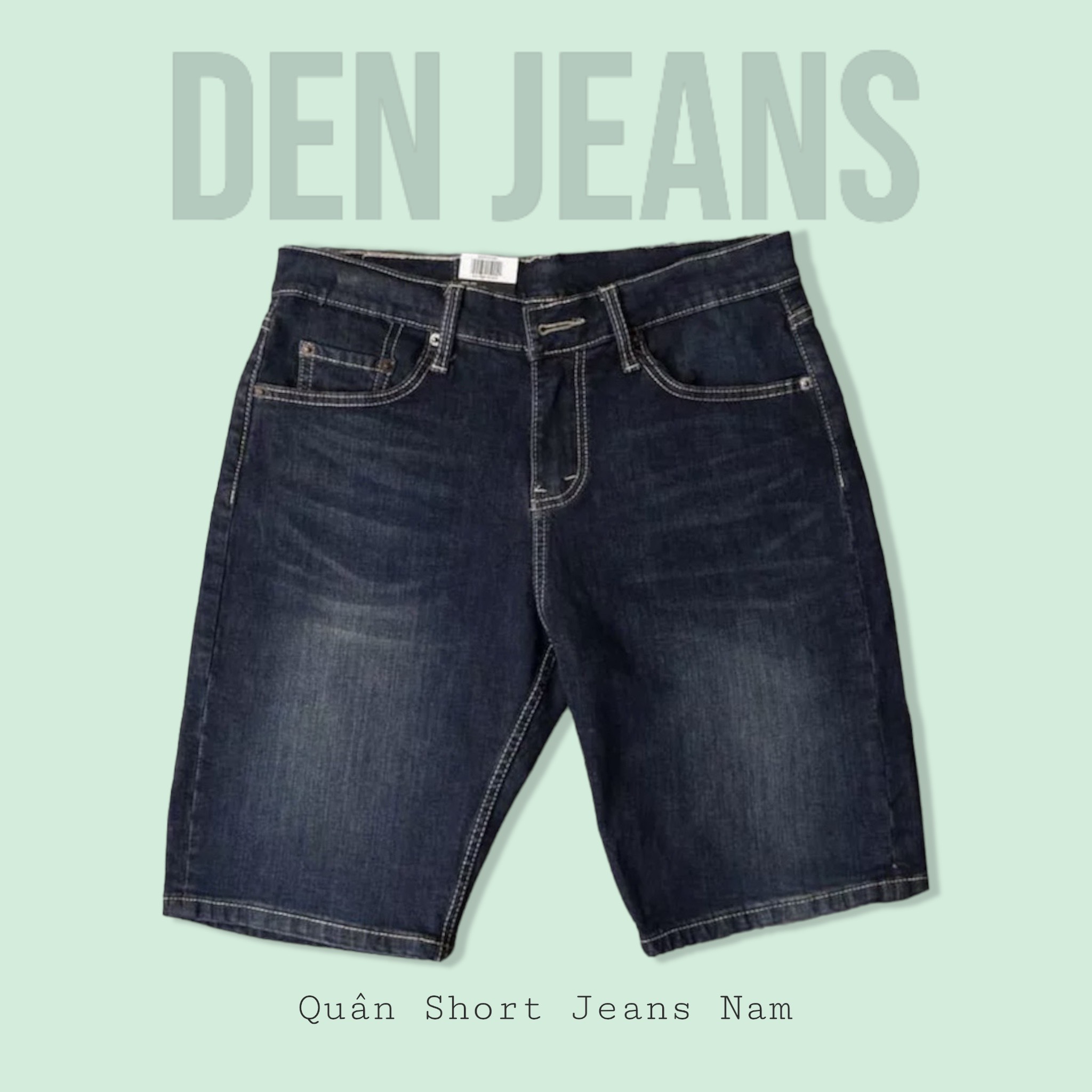 HCM Quần Short Jean Nam chất vải jean cotton co giãn mềm mịn MQ69
