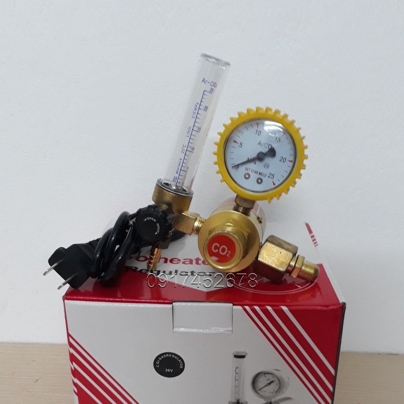 Đồng hồ khí CO2 dùng cho máy hàn mig