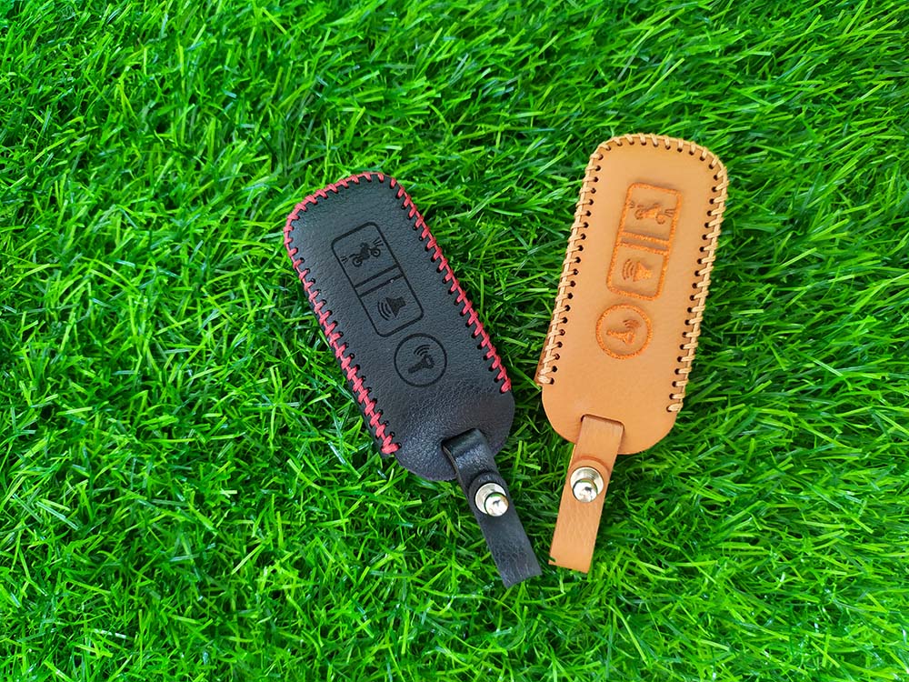 Bao da 3 nút chìa khóa smartkey xe máy Honda (SH - SH Mode - PCX)