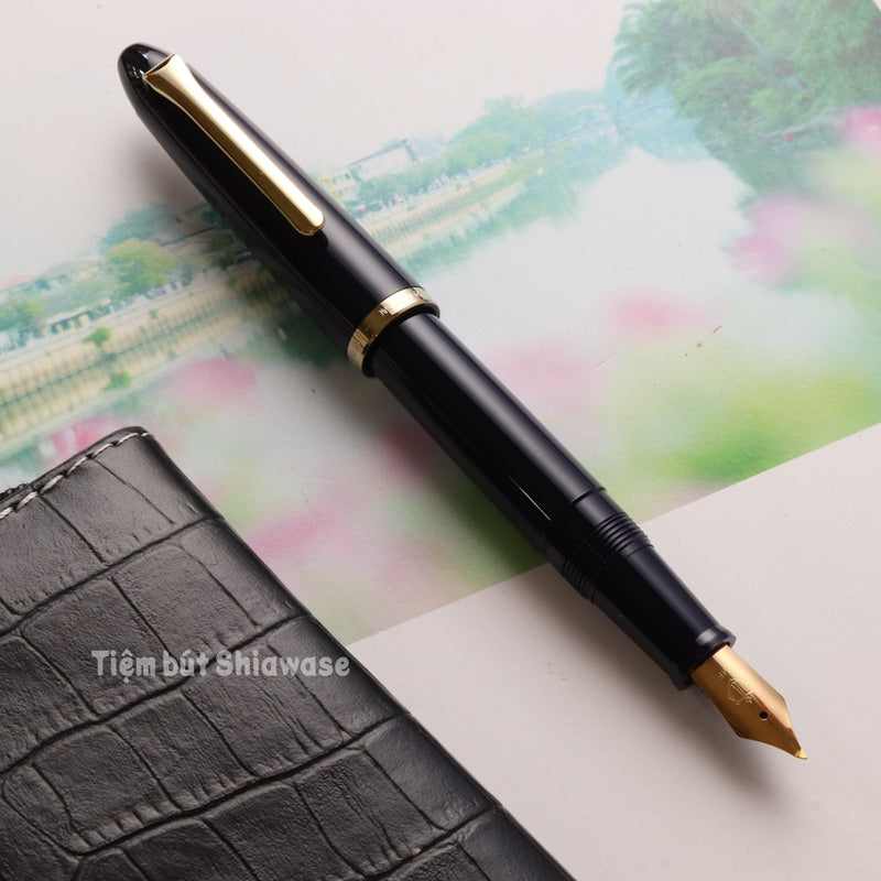 Bút Máy Calligraphy Sailor Profit Fude De Mannen Navy Blue - Ngòi 55 Độ