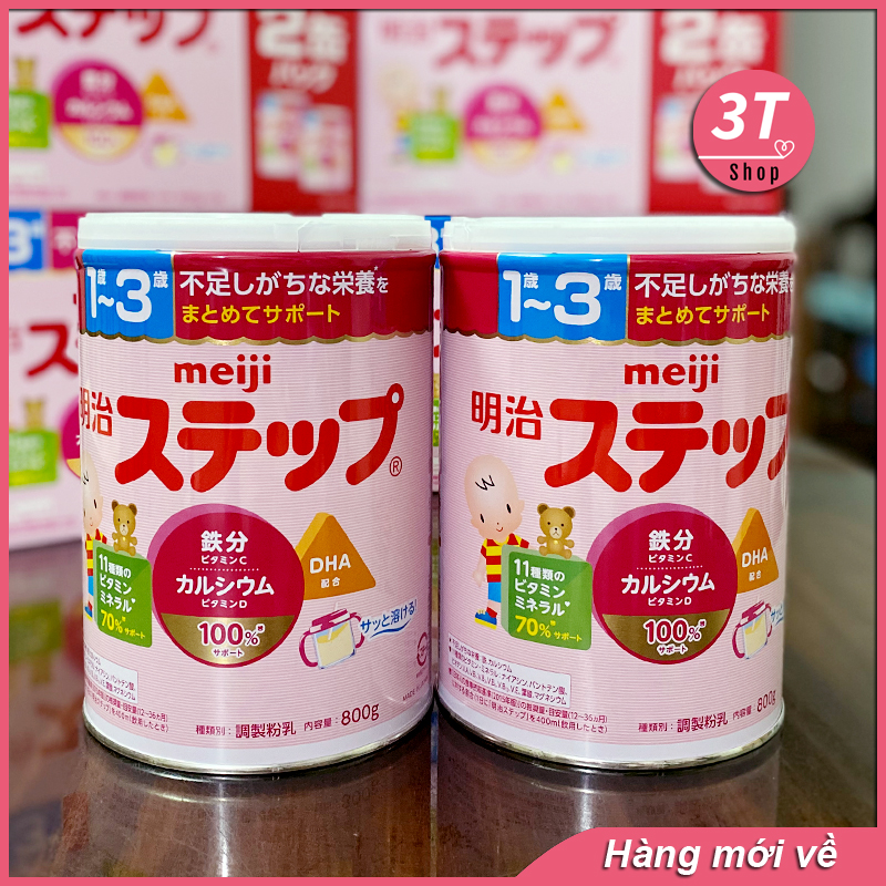 [Mẫu Mới] Sữa Meijj số 9 (1-3 tuổi) nội địa Nhật Hộp 800gr [Date mới]