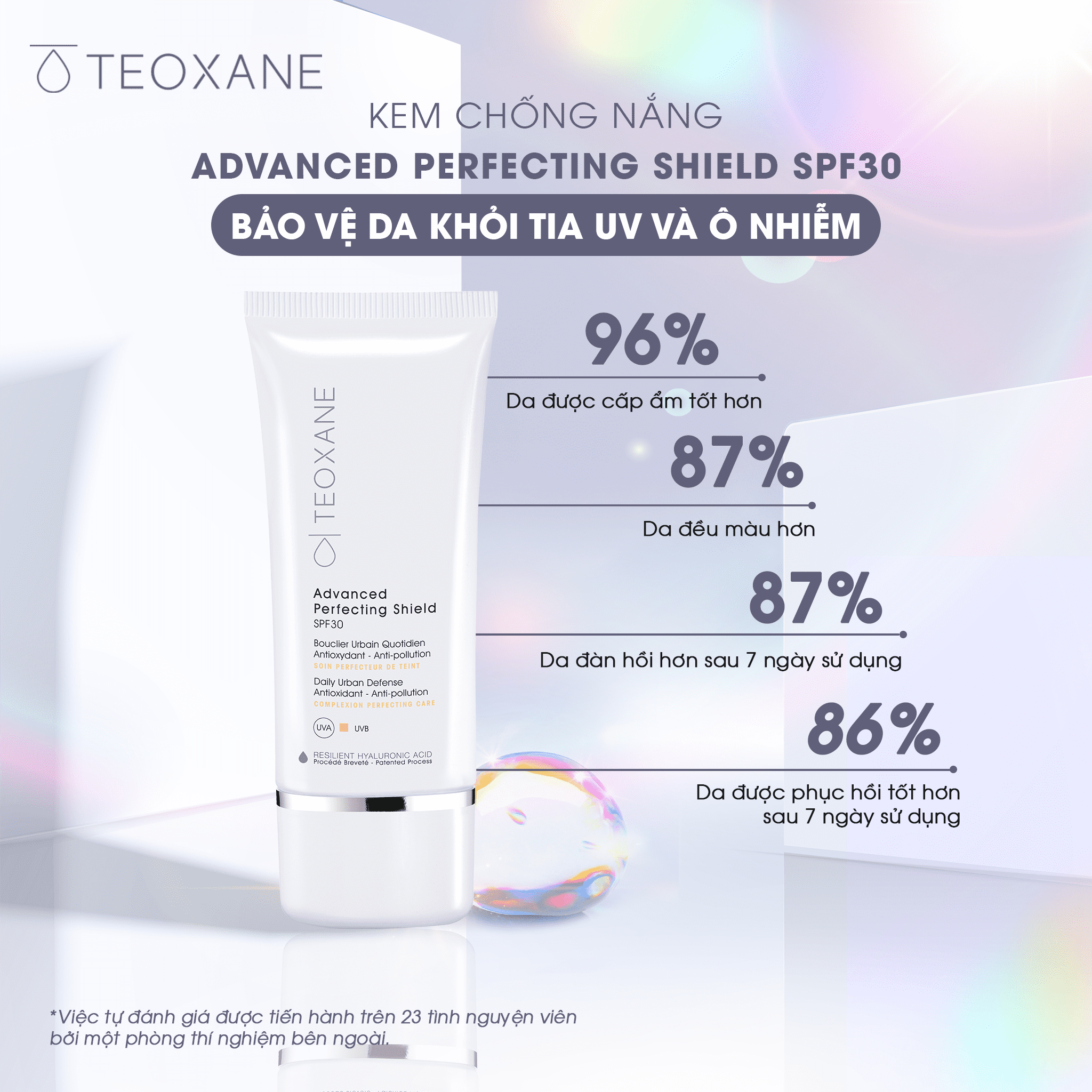[HCM]Kem dưỡng chống nắng và chống lão hóa Teoxane Advanced Perfecting Shield SPF30