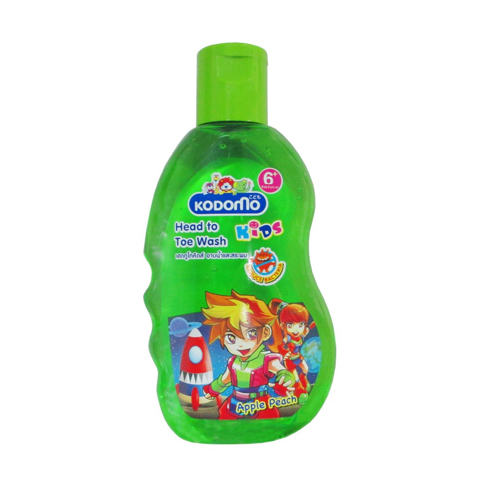 Dầu tắm gội Kodomo 6+ Apple Peach_200ml