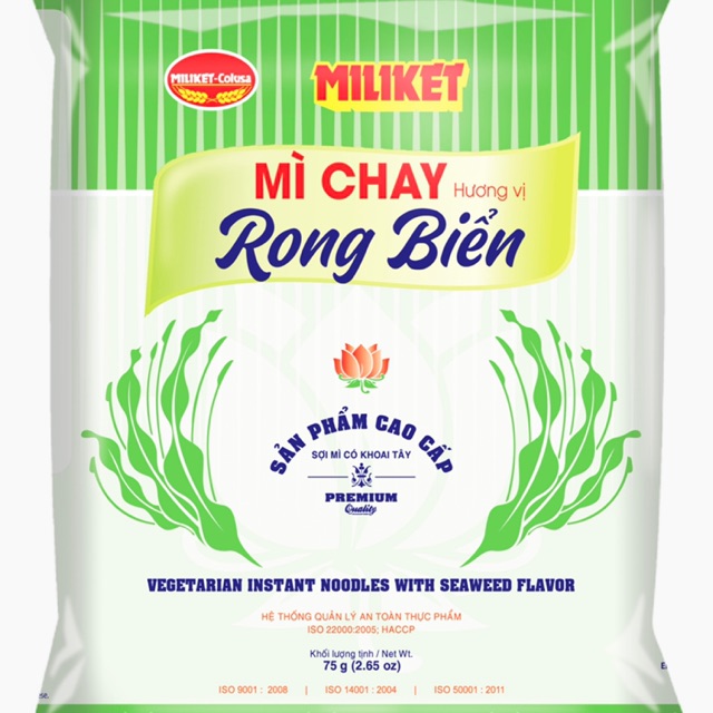 MÌ CHAY RONG BIỂN MILIKET 75GR THƠM NGON
