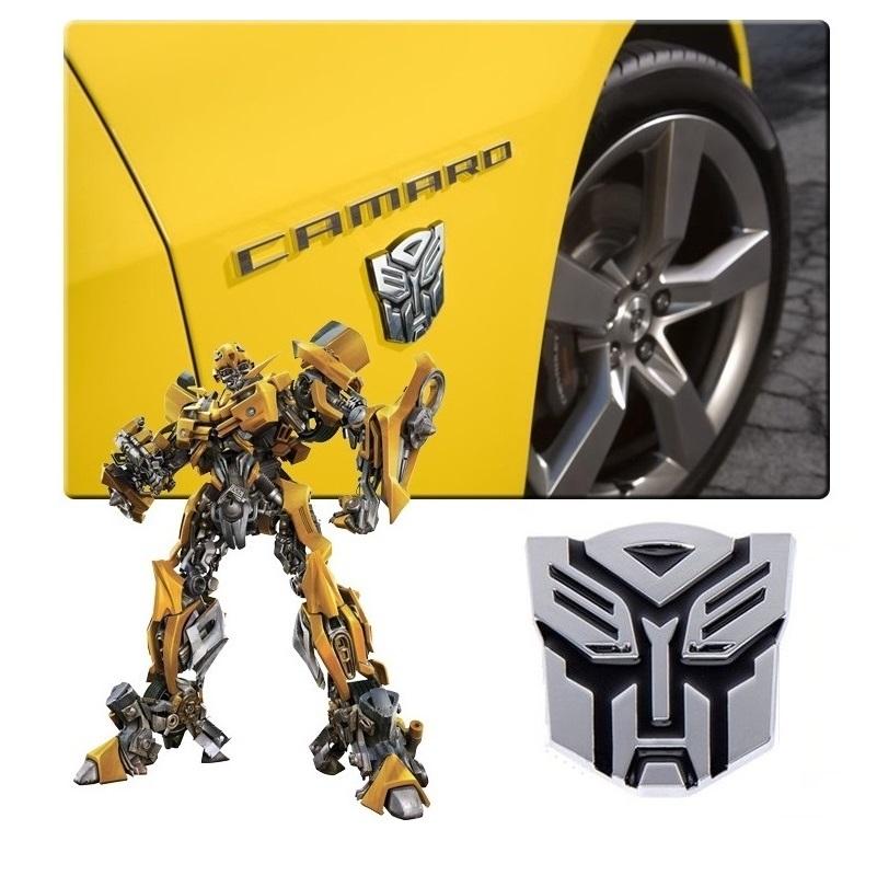 【Có hàng sẵn】【Upright】Logo dán biểu tượng Transformers autobot 3D cho xe hơi Tem xe
