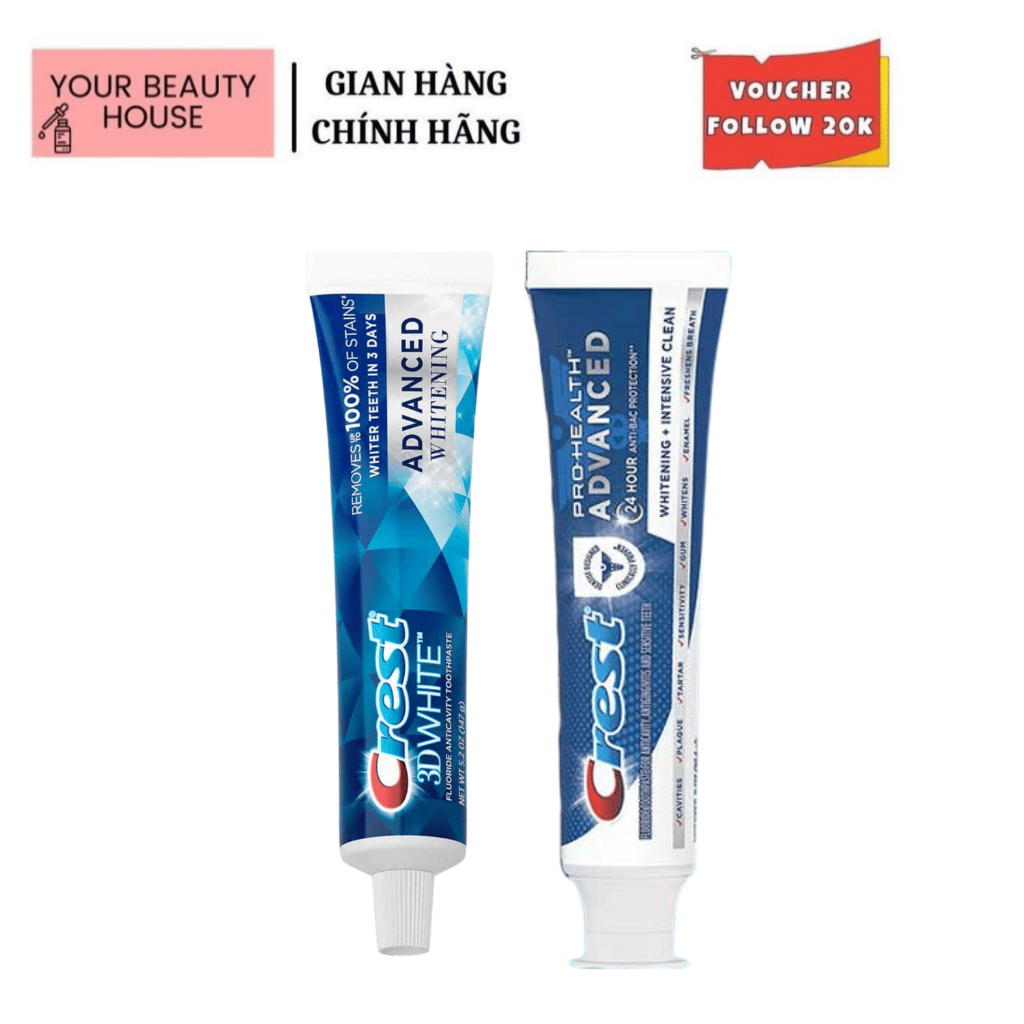 Kem Đánh Răng Trắng Sạch Thơm Miệng Mỹ