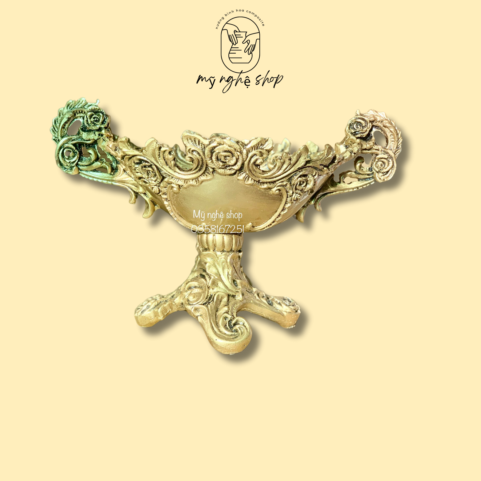 Bình hoa composite mã thuyền cổ điển bình cắm hoa, bình hoa decor, bình hoa chơi tết Mỹ nghệ shop bình hoa cao cấp