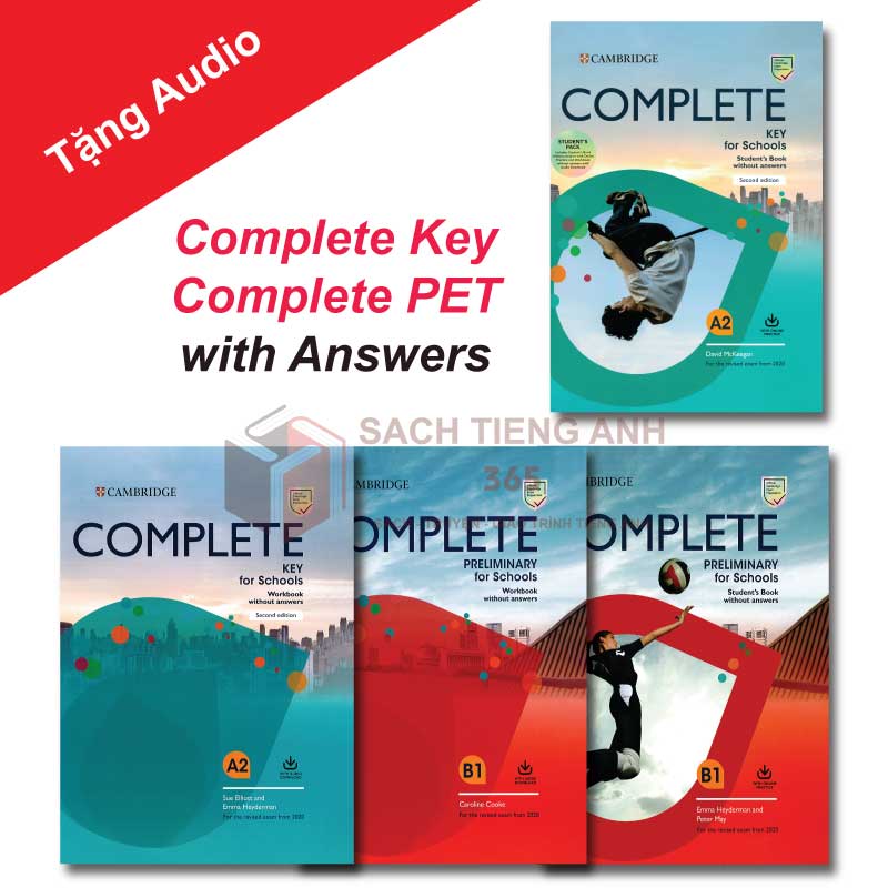 Complete KEY - Complete PET for schools - Student book + Workbook