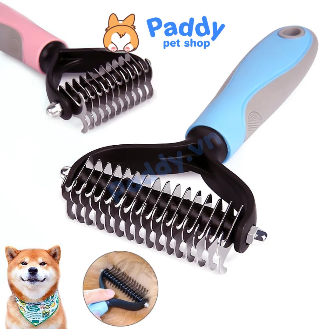 Lược gỡ rối lông chó mèo 17cm
