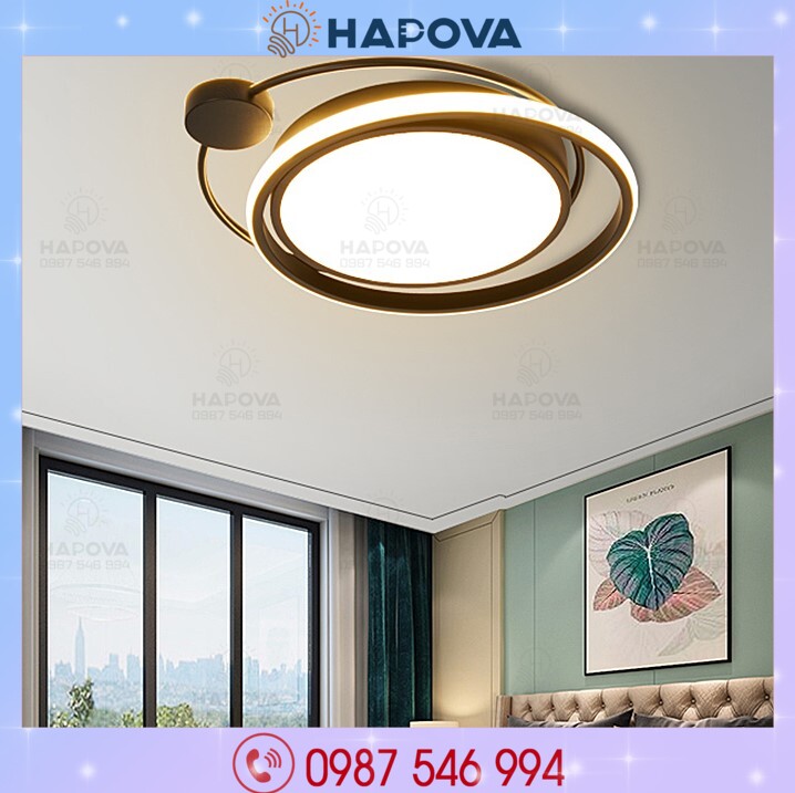 Đèn ốp trần, đèn trần phòng khách 3 Chế độ ánh sáng HAPOVA CATAS 1014