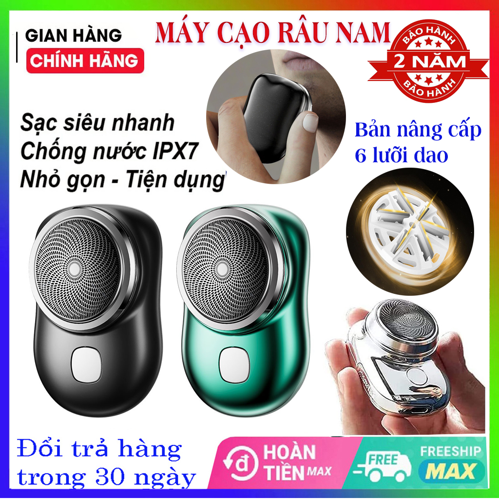 Máy cạo râu nam đa năng mini- máy cạo râu- dao cạo râu nam- máy cạo râu mini cầm tay -bộ cạo râu dành cho nam hot 2023 - Bảo hành 24 tháng