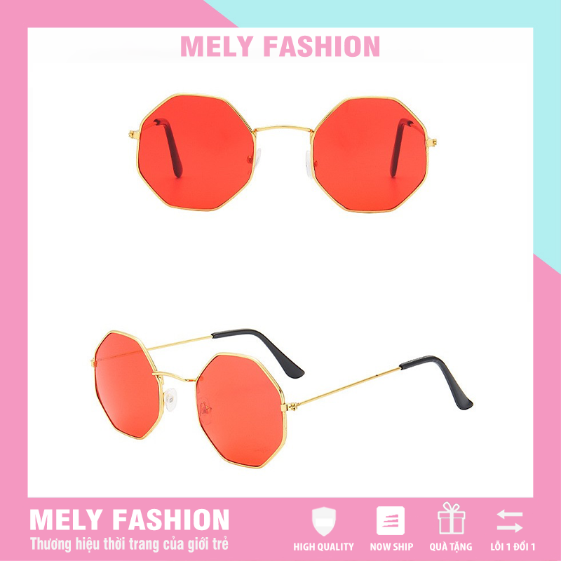 Kính tròn đa giác NOBITA phong cách ULZZANG đẹp độc lạ nhiều màu HOTTREND MELY FASHION KI04