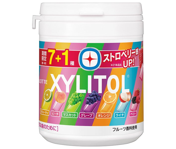 [MẪU MỚI] Kẹo cao su singum Lotte Xylitol 7 vị trái cây 133g