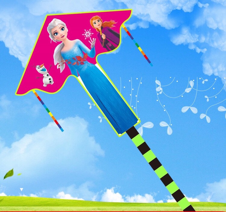 [HCM]COMBO 1 TẶNG 1 - Diều CÔNG CHÚA ELSA 1 + Tặng tay cầm thả diều lớn 150m dây  - ẢNH THẬT