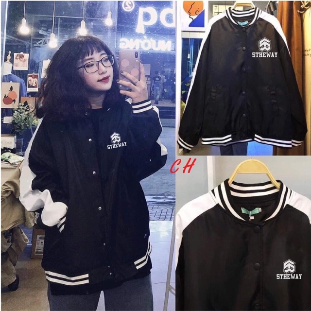 Siêu phẩm áo khoác bomber số 5 rót tay chất cự đẹp