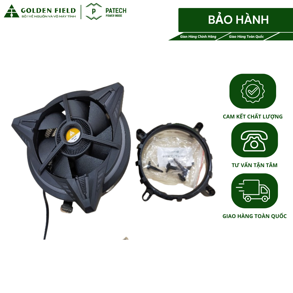 Quạt Tản Nhiệt, Golden Field DELTA - RGB, Tản Nhiệt Khí Dùng Cho CPU |Patech Electronics Giá 304,000 Đồng*Miễn phí vận chuyển