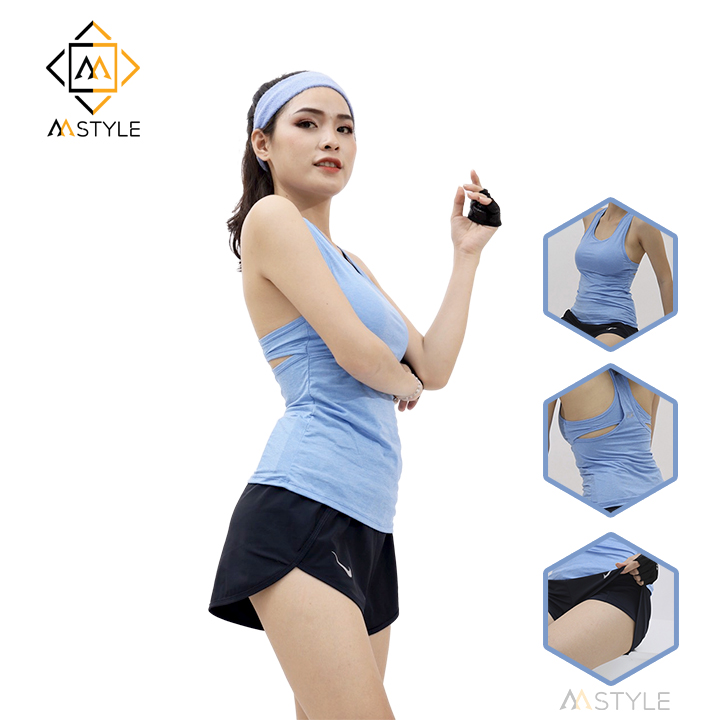 Bộ đồ tập Gym nữ set đồ tập Yoga thể thao cao cấp giá rẻ Quần Short OPY83