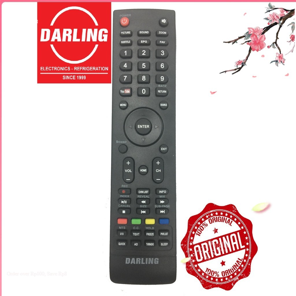 Remote điều khiển tivi darling smart mẫu 1