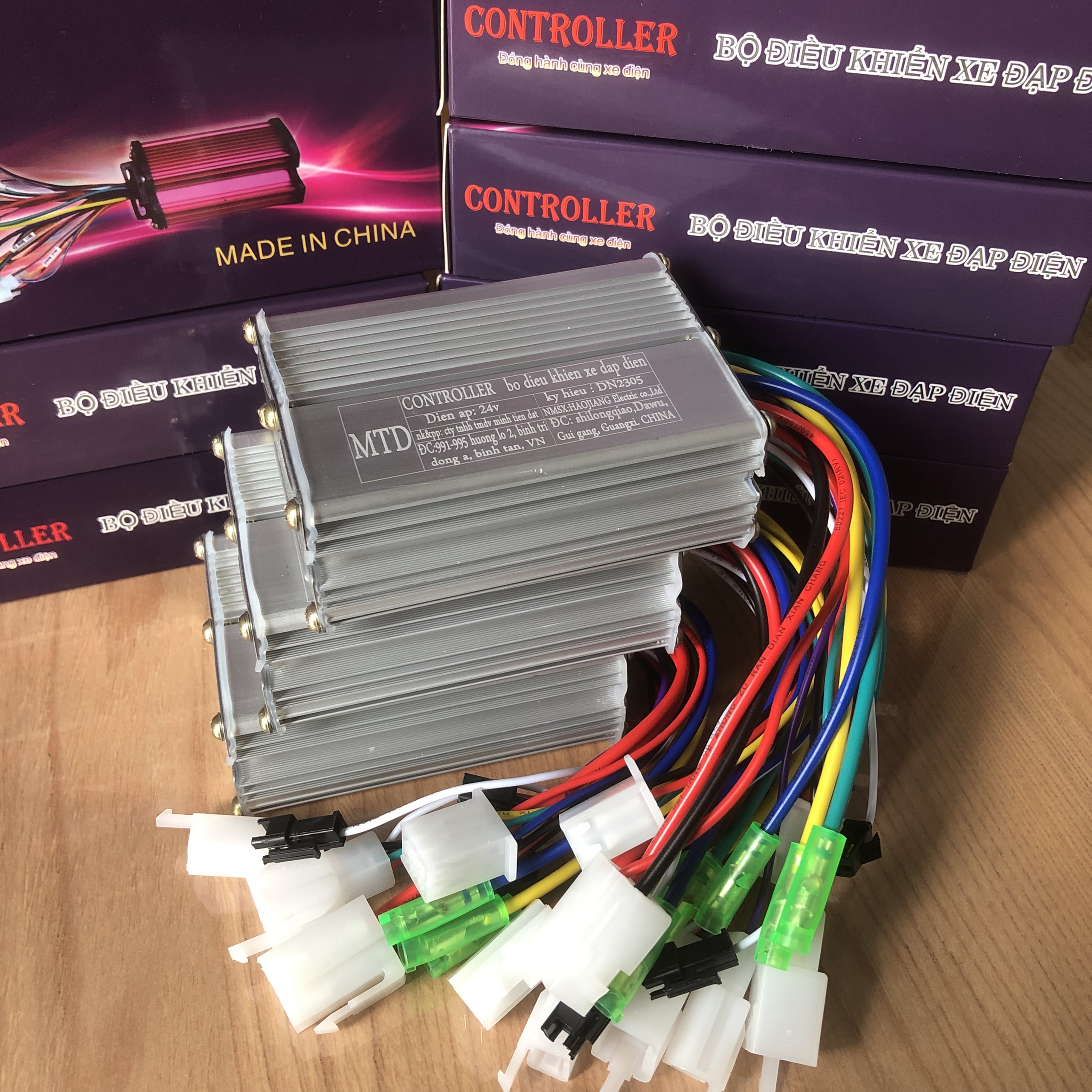 bo xe đạp điện 24v-350w- IC điều tốc xe đạp điện 24v - bộ điều tốc xe đạp điện 2 bình - bộ điều khiển xe đạp điện- phụ kiện xe đạp điện- phụ tùng xe đạp điện