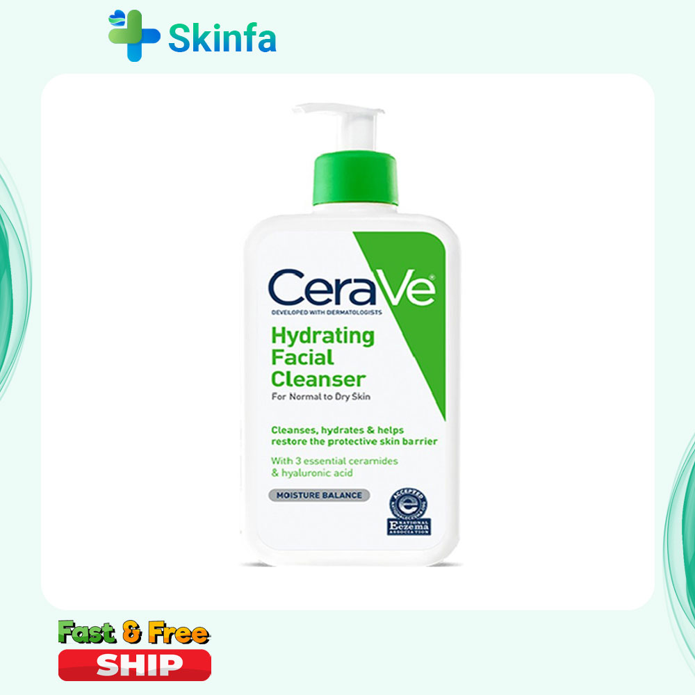 Sữa Rửa Mặt Cerave Hydrating Cleanser Cho Da Khô và Da Thường