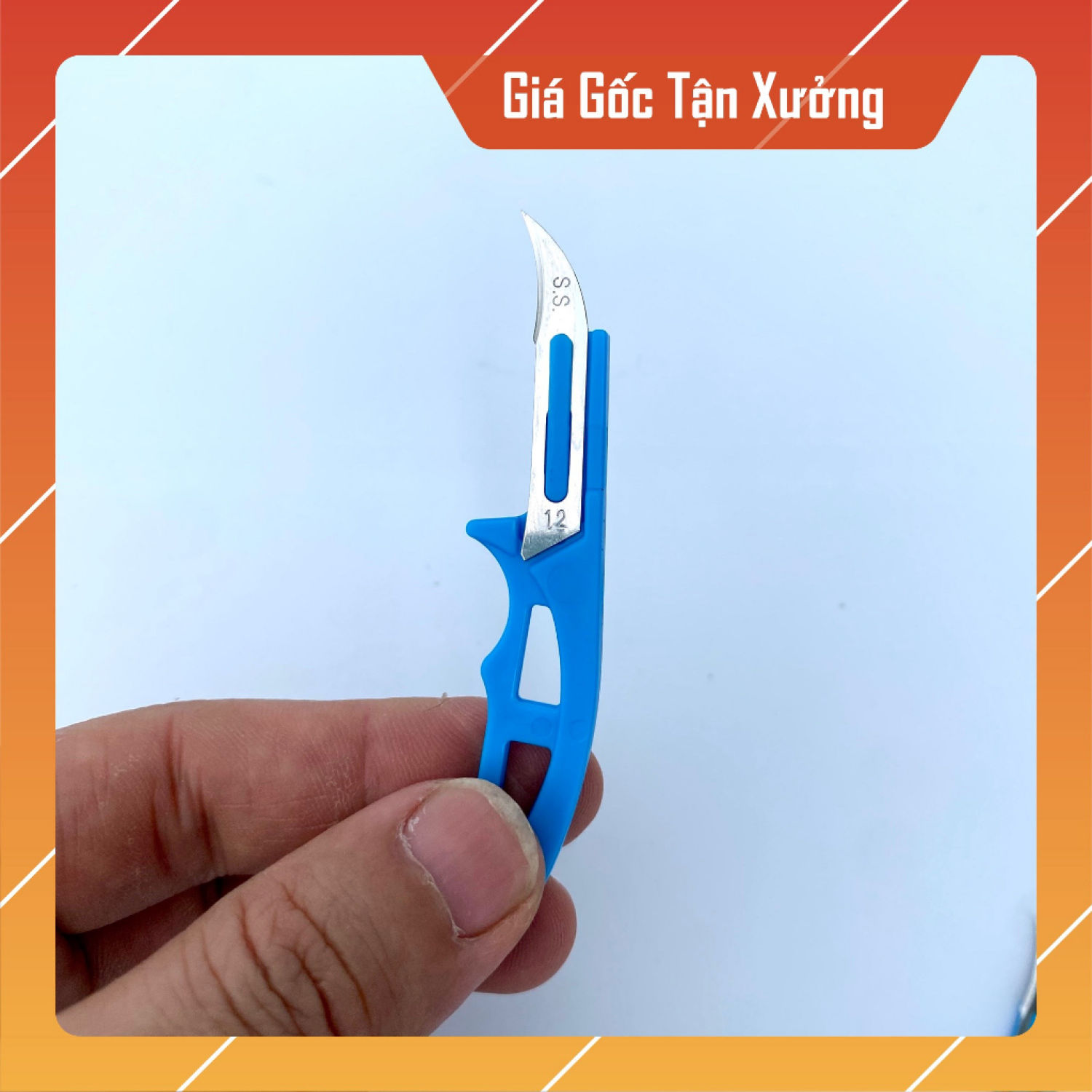 Dao thiến heo chó mèo cán nhựa
