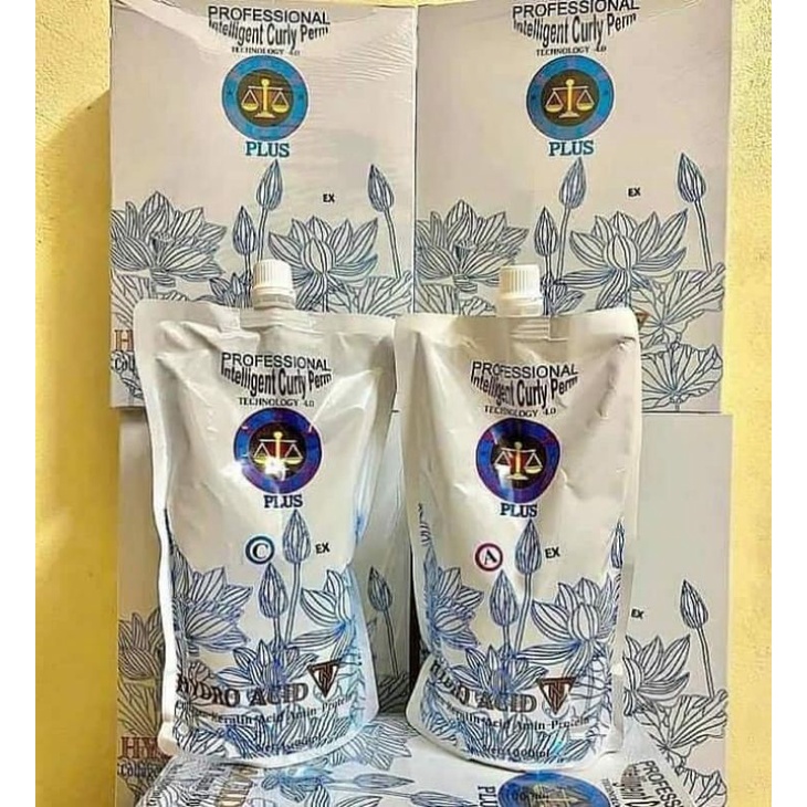 Bộ cặp thuoc kem ép duỗi hoặc uốn tóc thông minh hydro acid tnt