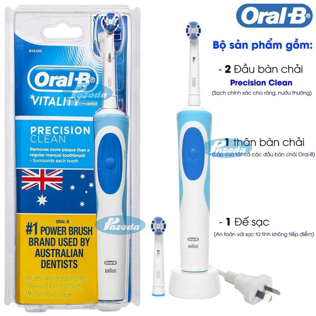 Bàn Chải Đánh Răng Điện Oral-B Vitality Braun