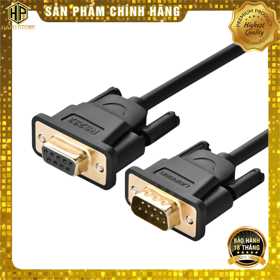 Cáp nối dài rs232 dài từ 1,5m đến 3m ugreen chính hãng - hapustore