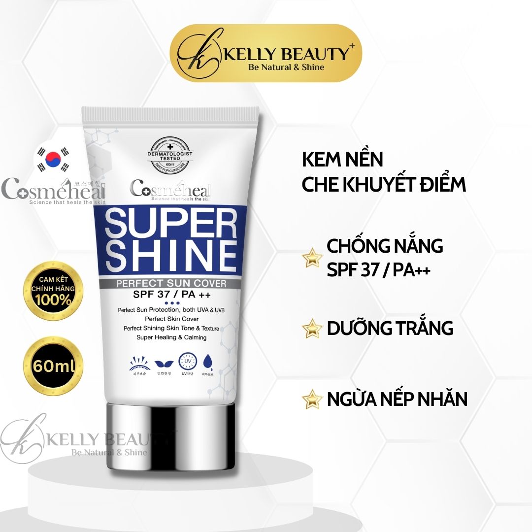 Kem Nền Che Khuyết Điểm Perfect Sun Cover Cosmeheal - Nâng Tông