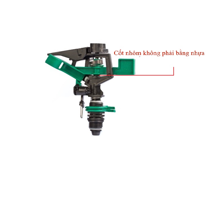 [HCM]Bộ 05 Béc tưới cây chỉnh góc kiểu Taiwan chuyên dùng tưới cây công nghiệp cây ăn quả cỏ trồng...răng ngoài phi 21 tặng kèm 5 nối 21 răng trong 21 để nối béc với ống PVC 21mm.