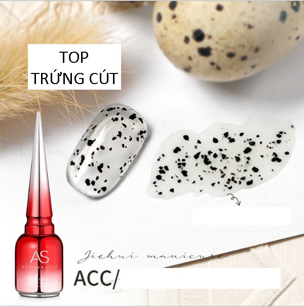 Top trứng cút as chai đỏ 15ml