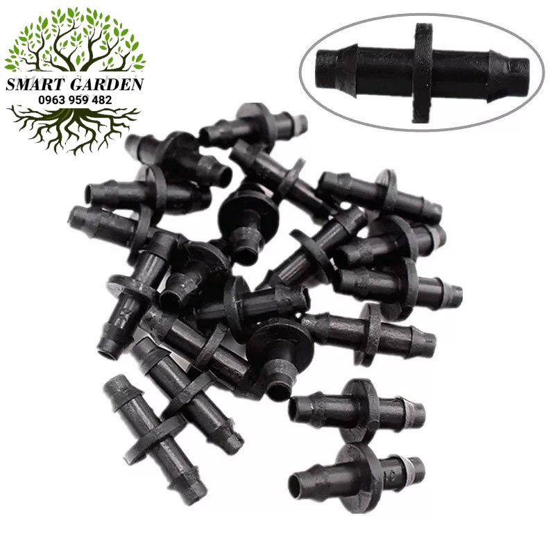 50 bộ Khởi thủy 2 đầu gân 4/7 6 mm TKG2.47, Nối thẳng cho ống PE, LDPE, HDPE, PVC Φ4/7