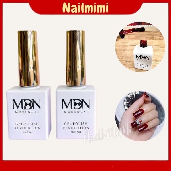 Sơn gel thạch đỏ rượu vang MDN siêu sang