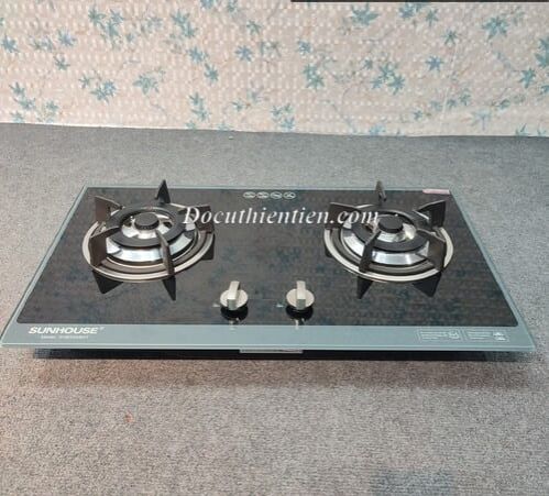 Bếp gas âm đôi Sunhouse SHB5548MT / SHB5546MT Hàng trưng bày 98% +Tặng Dây gas, Đánh lửa IC, Tiết kiệm gas Bảo Hành 12 Tháng