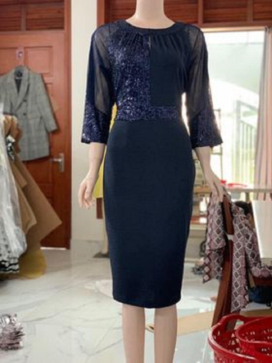 Đầm quý bà Đầm trung niên big size Linda