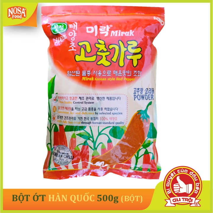 Ớt Bột Hàn Quốc Mirak - 500g