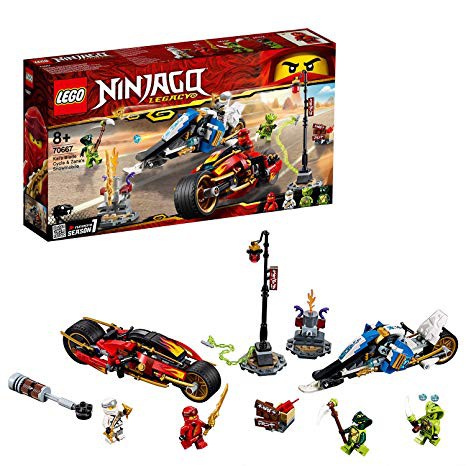 [Chính hãng] Lắp ráp xếp hình nonLego ninjago Movie 70667 : Xe Của Kai và Zane 360 chi tiết