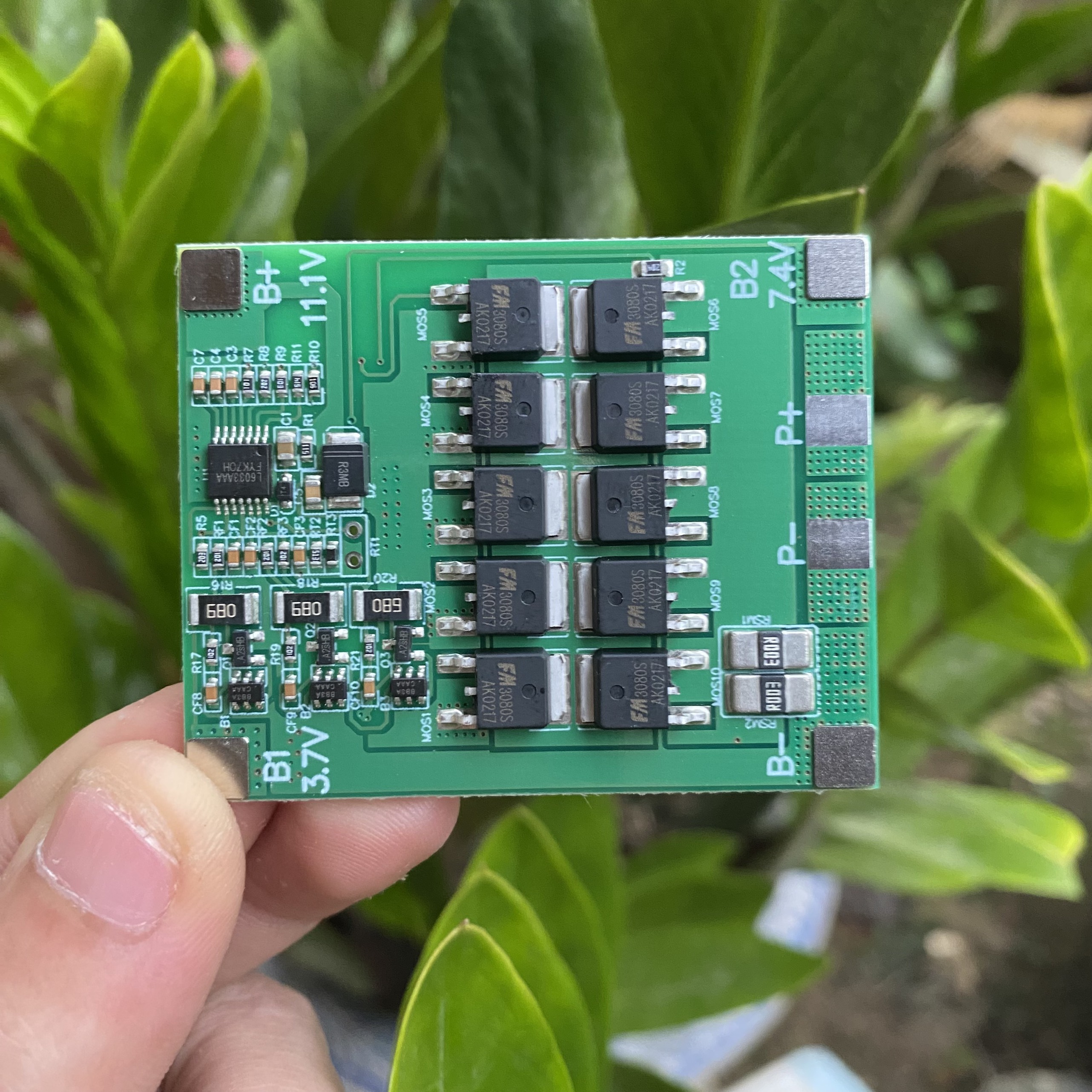 Mạch 3S 30A BW full linh kiện. Sạc,xả và cân bằng cell pin