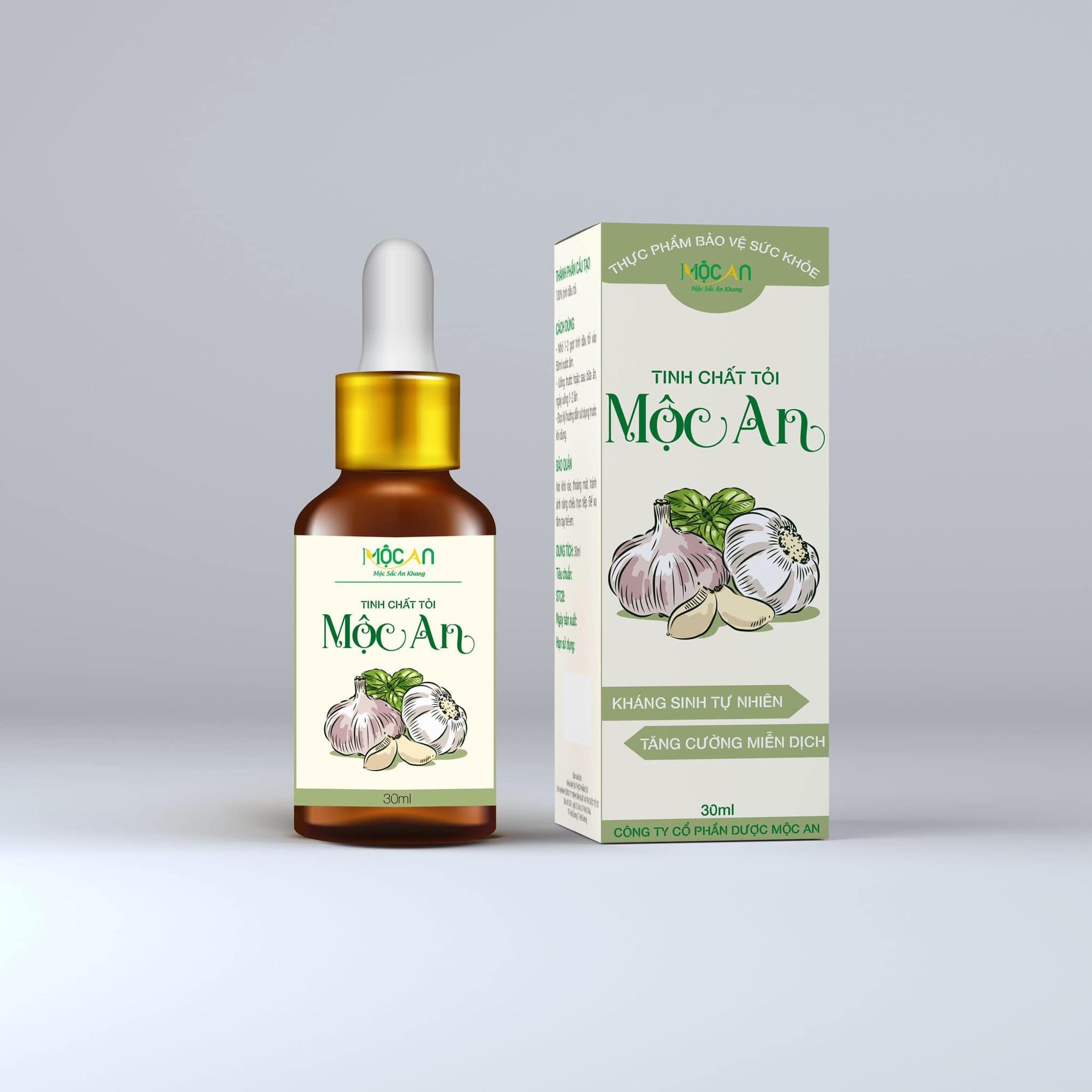 TINH CHẤT TỎI MỘC AN 30ml. mua 3 tặng 1. Kháng sinh tự nhiên. Tăng cường miễn dịch