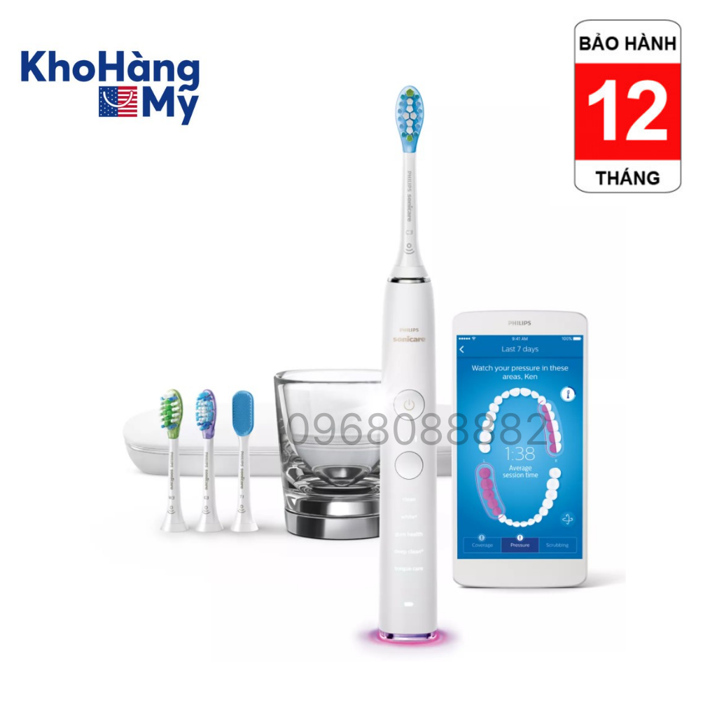 [Trả góp 0%]Bàn chải đánh răng Philips Sonicare 9400 Diamond Clean Smart