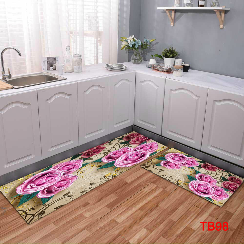BỘ THẢM BẾP SIÊU THẤM HÚT IN HỌA TIẾT 3D