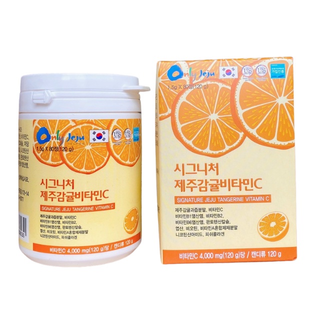 Viên uống bổ sung VitaminC JEJU hàn quốc chính hãng tăng đề kháng sức khỏe
