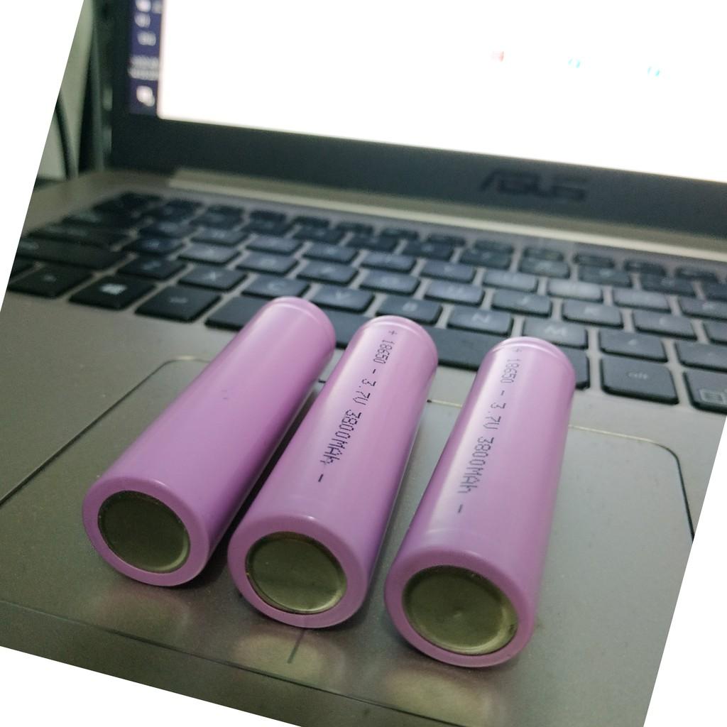 [HCM]1 viên Pin Sạc 18650 màu hồng loại tốt 3.7v dùng cho quạt sạc mini đèn pin