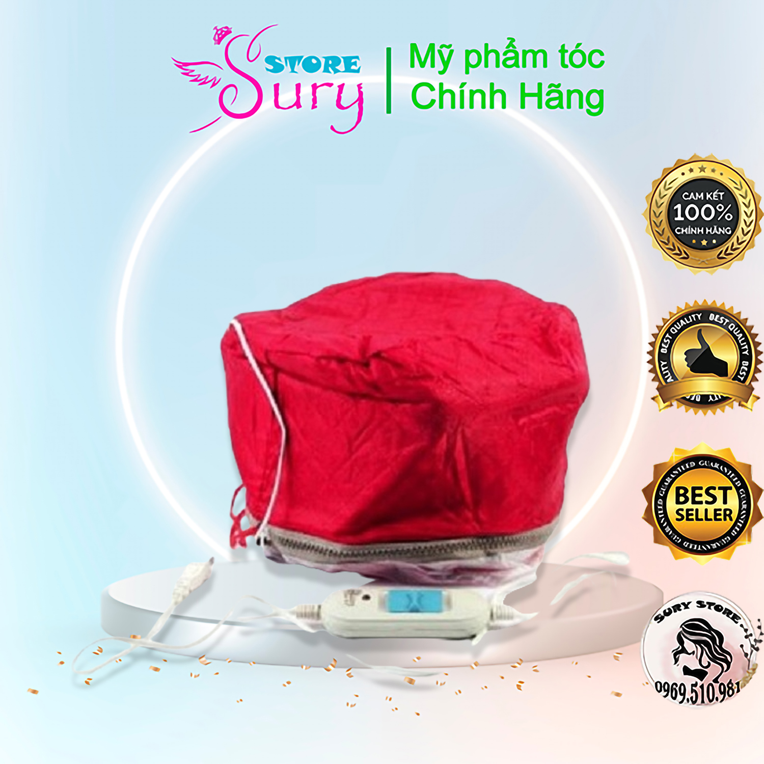 ❅ 🍥freeship🍥mũ hấp tóc cá nhân cao cấp máy hấp dầu cá nhân nón ủ tóc tại nhà mũ ủ tóc điện tiện lợi dễ sử dụng sury_store